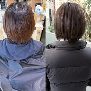 ショート カラー カラーモデル/ 銀座/はづきのヘアスタイル