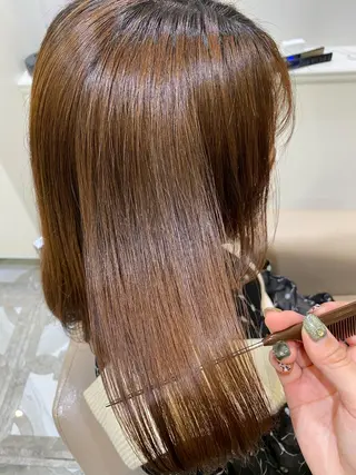 ミディアム 💙美髪救世主💙 関華蓮のヘアスタイル