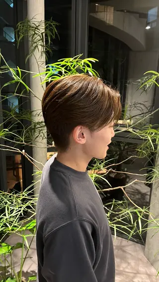 カラー メンズ レイヤー/ボブカット kanohaのヘアスタイル