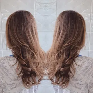 ロング 💗艶×髪改善カラー 特化💗AYAKIのヘアスタイル