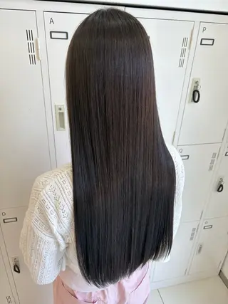 ロング カラー パーマ 髪質改善/艶カラー/ メンズパーマ/鈴木のヘアスタイル