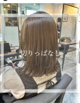 ミディアム 縮毛矯正💎髪質改善 レイヤー✨山内健太郎のヘアスタイル