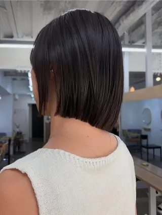ショート カラー alu/心斎橋大阪 ボブ/ブリーチなしのヘアスタイル