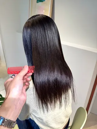 セミロング 髪質改善スペシャリス ト長尾勇弥/梅田中津のヘアスタイル