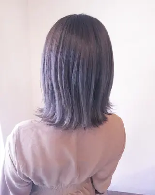 ミディアム カラー JIL BLAN 京都所属・RU RIのヘアスタイル