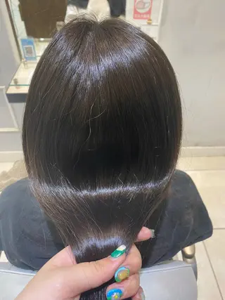 セミロング 韓国ヘア🍒渡辺 咲🍒のヘアスタイル