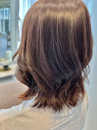 ミディアム ボブ/レイヤー/ 茉莉花のヘアスタイル