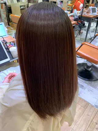 セミロング パーマ 美髪ヘッドスパ🫧 西山紗奈江💆‍♀️のヘアスタイル