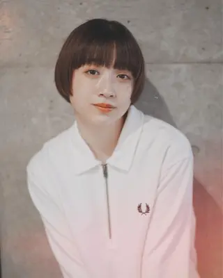 ショート カラー ボブパーマコテ巻き風 パーマNo1深江秀平のヘアスタイル