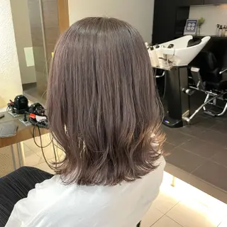 ミディアム カラー 透明感カラー/ 寺田千雅子のヘアスタイル