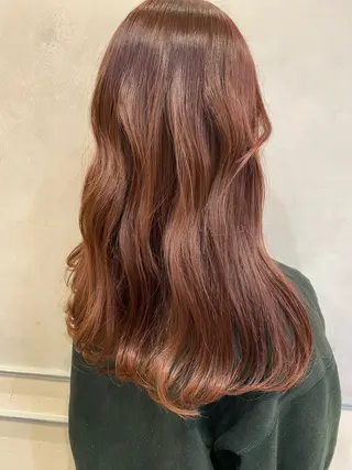 セミロング カラー 池西 佳穂のヘアスタイル