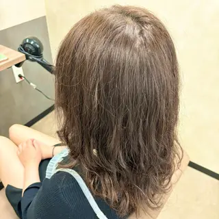 セミロング 竹内 滉太のヘアスタイル