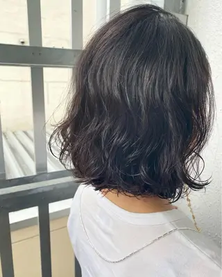 ミディアム パーマ 後藤紗英/髪質改善 /オリーブベージュのヘアスタイル