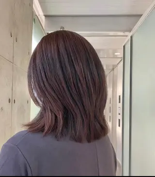 ミディアム カラー Ash 銀座店所属・骨格補正カット /マンツーマン/のヘアスタイル