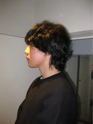 パーマ メンズ 今井 香奈恵のヘアスタイル