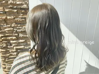 ミディアム カラー 髪質改善✨️透明感カ ラー✧*。山下さいみのヘアスタイル