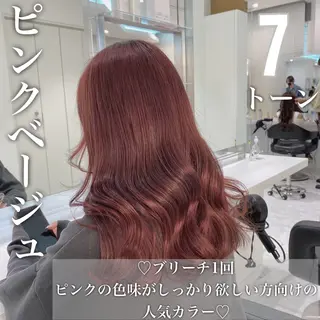 セミロング カラー 💎透明感カラー /kaito💎のヘアスタイル