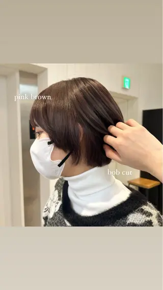 カラー Haruka 🎀暖色カラーのヘアスタイル