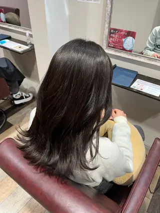 ロング 顔まわり/オフィス カラー/青栁優🔆のヘアスタイル