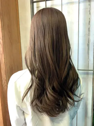 ロング 艶髪color💎髪 質改善ストレート大吉のヘアスタイル