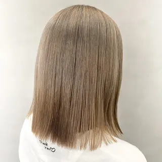 ミディアム ハイトーン/韓国風/ 艶髪/吉祥寺のヘアスタイル