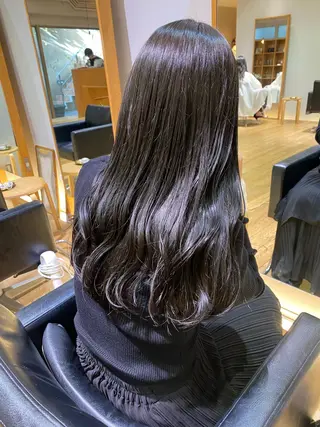 セミロング 大人可愛い♡コテ巻き パーマ🌼杉田 萌恵のヘアスタイル