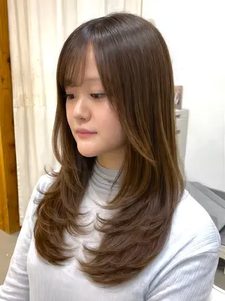 ロング un ジュリアのヘアスタイル