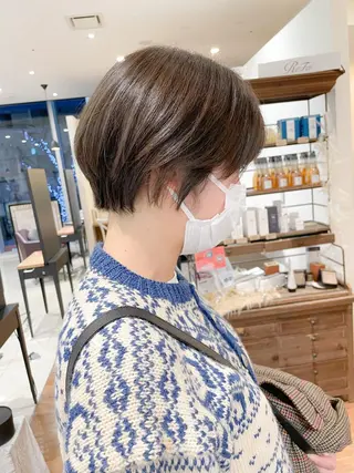 ショート カラー 髪質改善/ブリーチ 田代 龍我のヘアスタイル