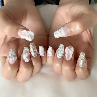 ネイル 💎🐰 saki. m 🐰💎のネイルデザイン