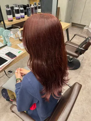 ミディアム カラー ヘアアレンジ 💫きたはら りおん💫のヘアスタイル