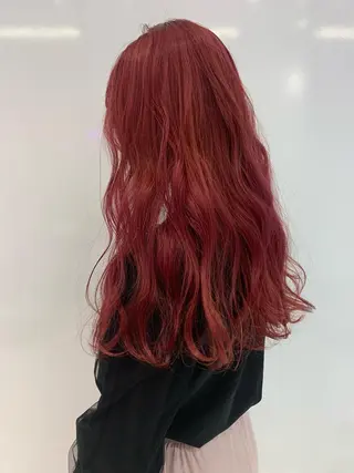 ロング カラー ハッシュカット/ハイ トーン/MANAMIのヘアスタイル