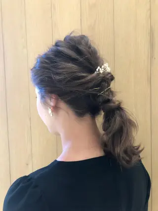 ヘアアレンジ natsu fujinoのヘアスタイル