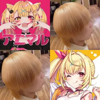 ロング カラー メンズ 熊谷ウルフ・レイヤー あゆむのヘアスタイル