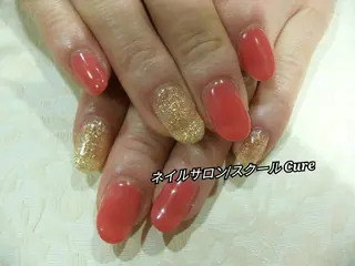 ミディアム ネイル ネイルサロン Cureのネイルデザイン