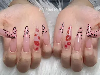 ネイル momo 長さだしのネイルデザイン