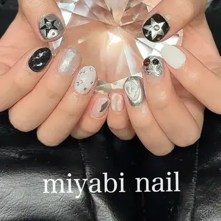 ネイル miyabi nail 桂川駅近くのネイルデザイン