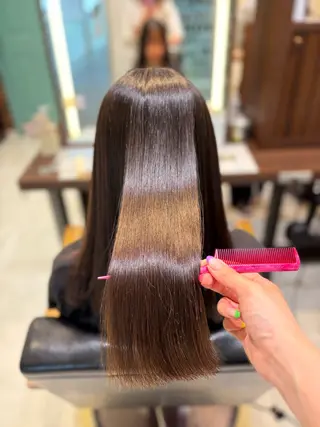 ロング 髪質改善/縮毛矯正 ツヤ髪🩷さつきのヘアスタイル