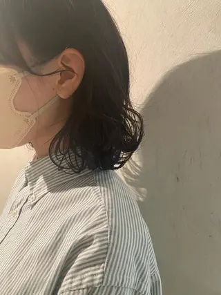 ミディアム I nagiのヘアスタイル