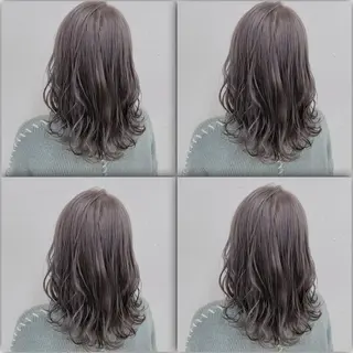 ミディアム カラー ダブルカラー 韓国ヘアKYONのヘアスタイル
