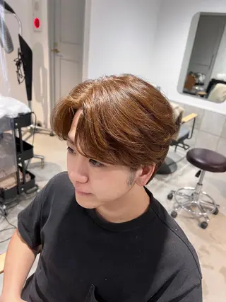 ミディアム パーマ メンズ メンズカットパーマ ✂️ JOYAのヘアスタイル