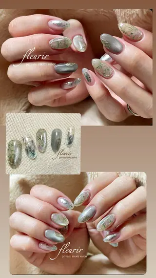 ネイル フルリール 【プライベートサロンのネイルデザイン