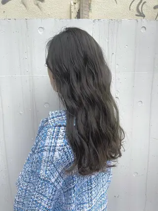 ロング カラー 泉 堅也のヘアスタイル