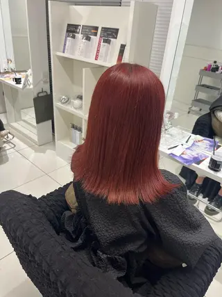 ミディアム カラー りおな/エクステ /ミルクティーカラーのヘアスタイル