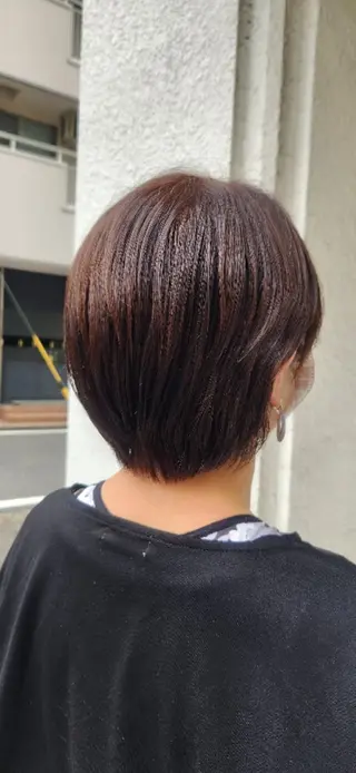 ショート カラー アフェクション金山所属・透明感カラー🫧/ 艶感/ayanaのヘアスタイル