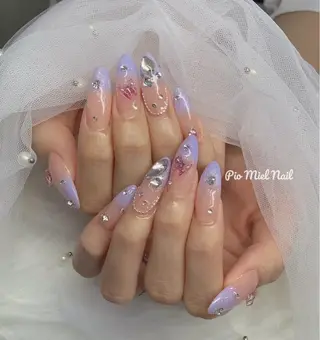 ネイル HANA 長さだしのネイルデザイン