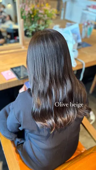 ロング カラー 髪質改善カラー ブラウン🤎YUMEのヘアスタイル