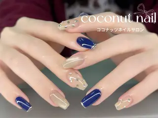 ネイル 神田 ココナッツのネイルデザイン