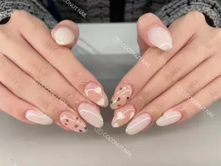 ネイル 神田 ココナッツのネイルデザイン