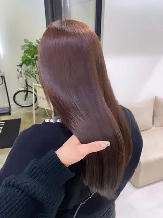 ロング カラー Beleza Era所属・韓国レイヤー/ 縮毛矯正🎀minaのヘアスタイル