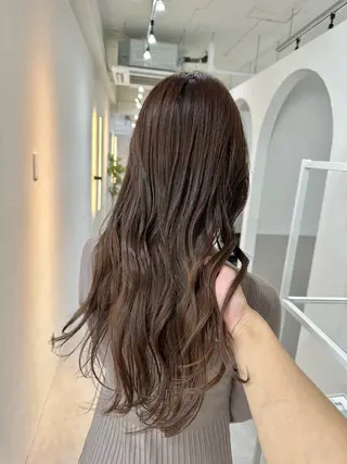 ロング カラー 韓国レイヤー透明感 カラーヨウスケのヘアスタイル